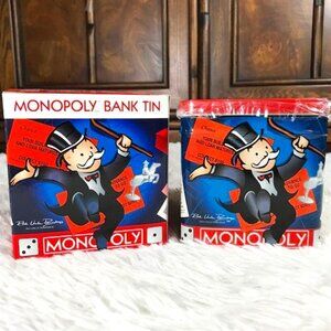 Vintage Monopoly Bank Tin